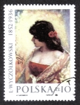 Stamps Poland -  L.Wyczlkowski 1852-1936