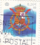 Stamps Spain -  ESCUDO REAL (11)