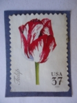 Sellos de America - Estados Unidos -  Flores - Tulkip-Tulipán