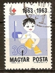 Stamps Hungary -  Centenario cruz roja.