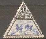 Stamps Nicaragua -  CABALLOS  DE  RAZA