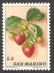 Stamps San Marino -  Frutos