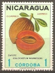 Stamps Nicaragua -  FRUTAS.  ZAPOTE.