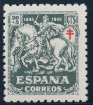 Sellos de Europa - Espaa -  ESPAÑA 994 PRO TUBERCULOSOS 1945