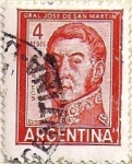 Sellos de America - Argentina -  General Jose de San martín