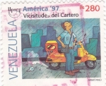 Stamps Venezuela -  UPAEP- Vicisitudes del cartero