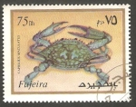 Stamps United Arab Emirates -  Fujeira - Crustáceo