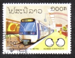 Sellos de Asia - Laos -  Metro