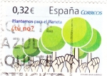 Stamps Spain -  Valores Cívicos- Plantamos para el planeta (12)