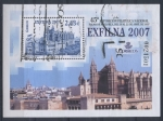 Sellos de Europa - Espa�a -  ESPAÑA 4321.02 EXFILNA 2007.CATEDRAL DE PALMA DE MALLORCA