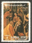 Stamps United Arab Emirates -  Ajman - Los Reyes Magos con el Niño