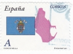 Stamps Spain -  CIUDAD DE MELILLA -Autonomías españolas (12)