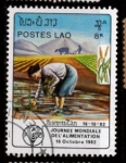 Stamps Laos -  jornada mundial de la alimentación 