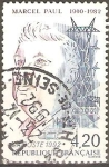 Stamps France -  MARCEL  PAUL  MINISTRO  DE  LA  PRODUCCIÒN  INDUSTRIAL