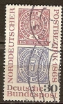 Stamps Germany -   Confederación Alemana del Norte en 1868.