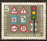 Stamps Germany -  Exposición Internacional de Transporte en Munich en 1965.