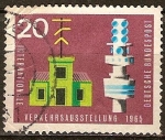 Stamps Germany -  Exposición Internacional de Transporte en Munich en 1965.