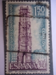 Stamps Spain -  Ed.2010-Iglesia Saint Jacques (Paris)-Año Santo Compostelano.