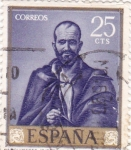 Stamps Spain -  ARQUÍMEDES (Ribera) (13)