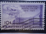 Sellos de America - Estados Unidos -  La Unión Postal Universal 1874-1949 - 75 Aniversarios - Departamento de Correos.