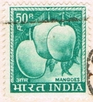 Sellos de Asia - India -  Mangoes