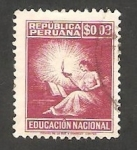 Stamps Peru -  2 - Educación Nacional