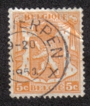 Stamps Belgium -  Coat of arms 