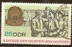 Stamps Germany -   X. Feria de los Maestros del Mañana (DDR).