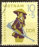 Stamps Germany -  Invencible Vietnam (DDR).