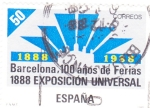 Stamps Spain -  BARCELONA 100 AÑOS DE FERIAS 1888 EXPOSICIÓN UNIVERSAL (13)