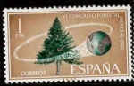 Sellos de Europa - Espa�a -  VI congreso forestal mundial