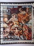 Sellos de Europa - Espa�a -  Ed. 1838 - Navidad 1967 - Nacimiento (Salzillo)