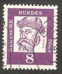 Stamps Germany -  222 - Johannes Gutenberg