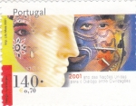 Sellos de Europa - Portugal -  2001 AÑO DE LAS NACIONES UNIDAS PARA EL DIÁLOGO ENTRE CIVILIZACIONES        EL 