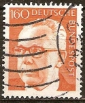 Stamps Germany -  Presidente Gustav Heinemann.