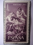 Stamps Spain -  Ed. 1400 - Navidad 1961.