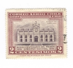 Sellos de America - Chile -  Sesquicentenario del primer gobierno nacional.Tribunal del consulado