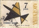 Sellos de America - Argentina -  Correo aereo