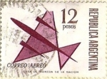 Sellos de America - Argentina -  Correo aereo