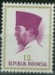 Sellos del Mundo : Asia : Indonesia : Presidente Sukarno