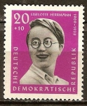 Stamps Germany -   Anti-fascistas, Liselotte Herrman(DDR).