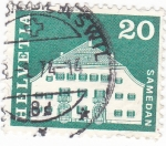 Stamps Switzerland -  SAMEDAN