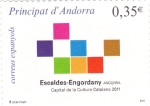 Sellos del Mundo : Europe : Andorra : ESCALDES-ENGORDANY, CAPITAL DE LA CULTURA CATALANA