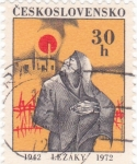 Stamps Czechoslovakia -  30 ANIVERSARIO DE LA DESTRUCCIÓN DE LEZAKY