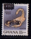 Sellos de Asia - Ghana -  Escorpión