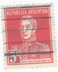 Stamps Argentina -  GENERAL JOSÉ DE SAN MARTÍN