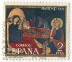 Stamps : Europe : Spain :  2061.- Navidad (14ª Serie). Fragmento del Altar de Aviá.