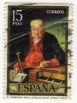 Sellos de Europa - Espaa -  2153.- Vicente Lopez Portaña. El Organista Felix Lopez.