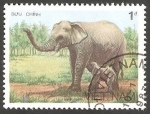 Sellos de Asia - Vietnam -  775 - Elefante de Asia