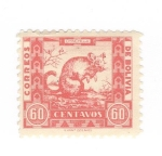 Stamps Bolivia -  Chinchilla